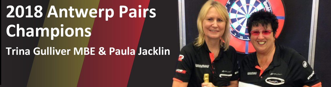 Antwerp Ladies pairs champions 2018 - Trina Gulliver & Paula Jacklin