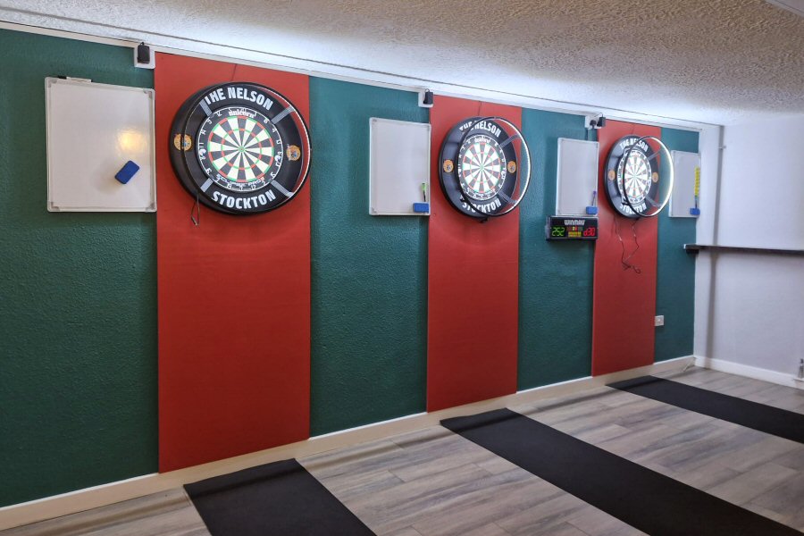 The Nelson Darts Coaching Venue Dart Room